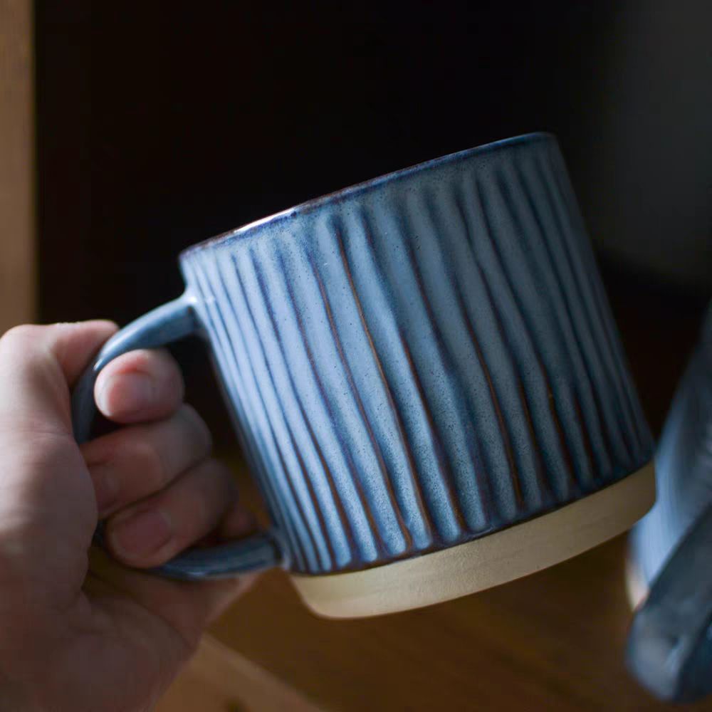 Mid-century Style ~ A Variety Of Rustic Ceramic Cups, Ceramic Mugs, Water Cups, Teacups, Milk Cups, Coffee Cups, Large-capacity Breakfast Cups_voghion.com