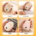 USB Rechargeable Hand Warmer – Cute Penguin Design, Portable Heating For Winter, 500mAh Built-in Battery (Pink/Beige)_voghion.com