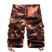 Large New Men's Large Size Loose Multicolored Camouflage 5-point Shorts, Casual Beach Pants_voghion.com