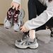 Dad Shoes For Women Spring And Autumn New Women's Shoes All Match Thick Soled Shoes Popular Casual Shoes Height Increasing Sports Shoes_voghion.com