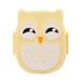 2Pcs Owl Lunch Box Food Container Storage Box Portable Bento Box_voghion.com