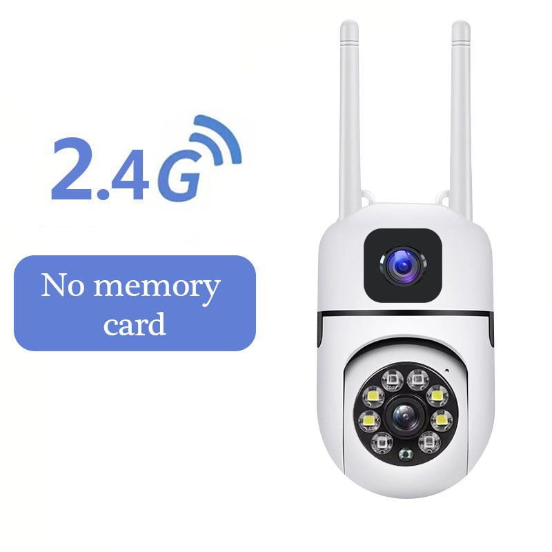 Wireless WIFI Binocular Surveillance Camera Mobile Phone Intelligent Remote Lamp Head Light Bulb Monitor HD Camera_voghion.com