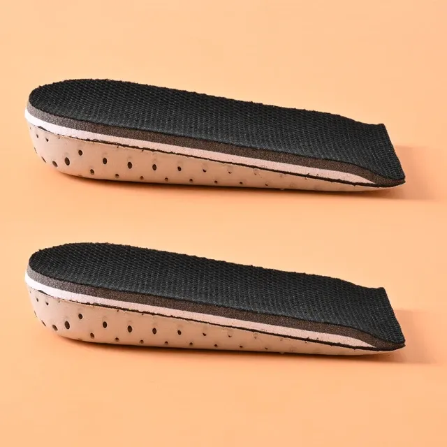 1 paio di solette rialzate in memory foam traspirante per aumentare l'altezza del tallone, inserti per sollevare le scarpe, solette rialzate unisex_voghion.com