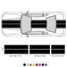 6-pack Parallel Line Car Universal Model Roof Decal Decoration Engine Hood Modification Sticker_voghion.com