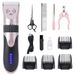 5-Speed Pet Electric Cat Trimmer Dog Haircut Hair Clipper_voghion.com