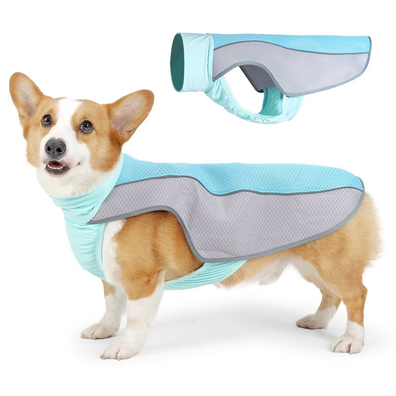 Dog Cooling Vests, Cooling Jackets, Evaporative Cooling Coats For Pets, Large, Medium And Small Dogs Made Of Reflective Materials_voghion.com