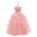 Mother & Kids children's clothing wedding dress dress children's princess dress girl piano catwalk performance fluffy long dress_voghion.com