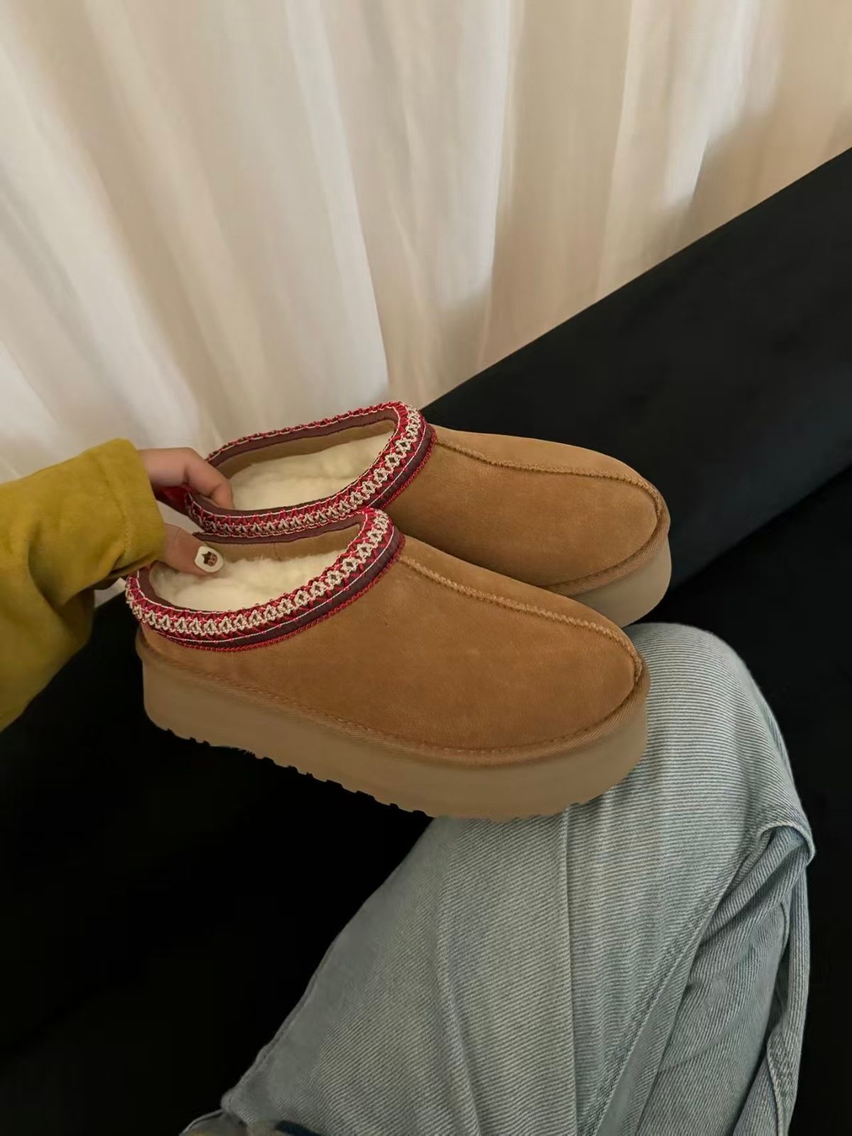 Designer Fluffy Snowboots Mini Dames Heren Winter Australië Tasman Platform Ug Boot Bont Slipper Enkel Wollen Schoenen Schapenvacht_voghion.com