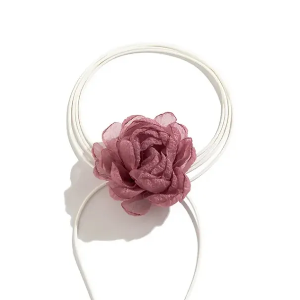 Collana girocollo in corda nera pronta all'uso con grande collare per gioielli da donna sul collo in cera ed eleganti accessori da donna Y2K 2024_voghion.com