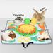 New Puzzle Slow Feeder Dog Toy Sniffing Smell Training Mat Pet Supplies_voghion.com