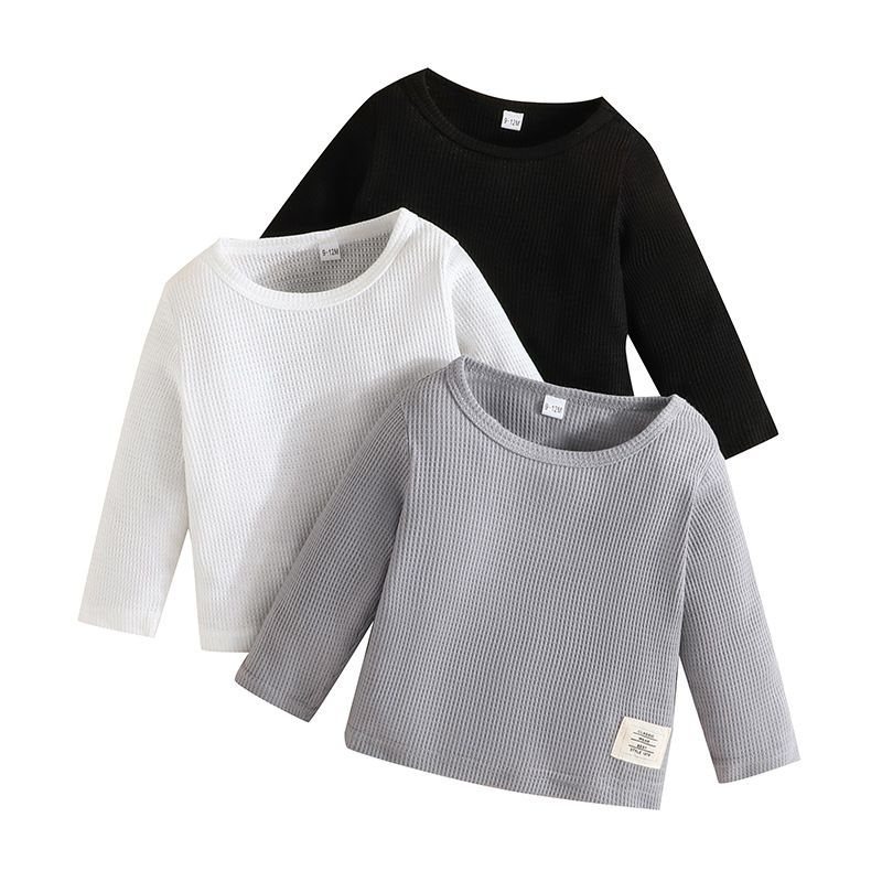 Mother&Kids Children's T-shirt 3 sets casual children's casual pullover combination set_voghion.com