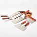 Stainless Steel Cooking Steak Pizza Frying Baking Iron Plate BBQ Spatula Set_voghion.com