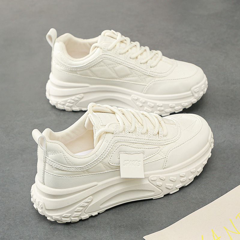 RenMou 2023 Primavera e Outono Novos Sapatos de Fundo Grosso para Pais Edição Coreana Feminina Confortável Estudante Casual Esportivo Z907 Fornecimento Exclusivo_voghion.com