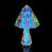 New 44cm Mushroom Glowing Colorful Garden Series Ornament Decorative Night Light_voghion.com
