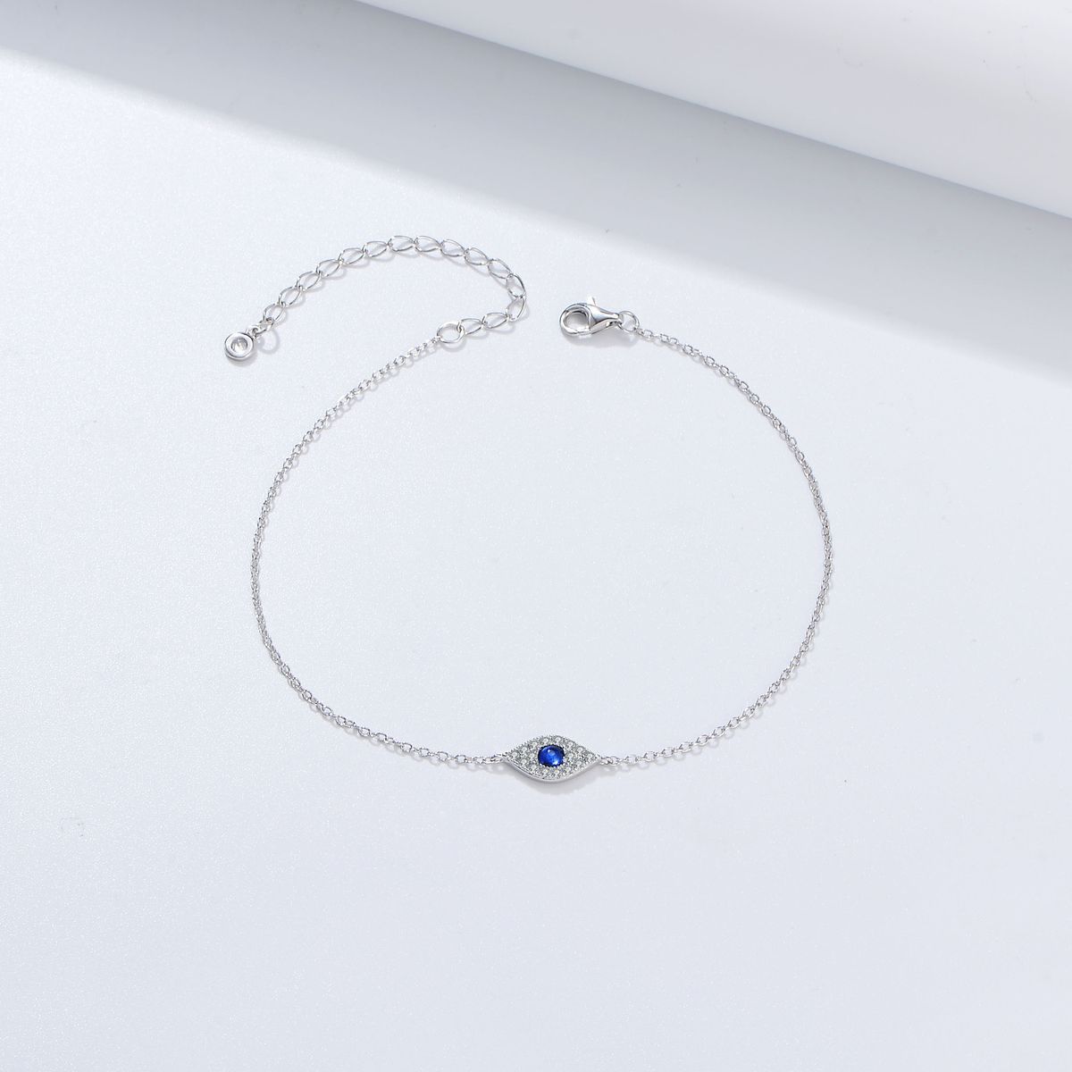 Bracciale da donna in argento sterling S925 con micro intarsi in zircone con occhio del diavolo, design retrò di alta gamma, gioielli con diamanti_voghion.com