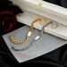 Fashion Niche Design Smooth Rectangular Plate Thick Chain Heavy Metal Minimalist Style High-end Versatile Bracelet_voghion.com