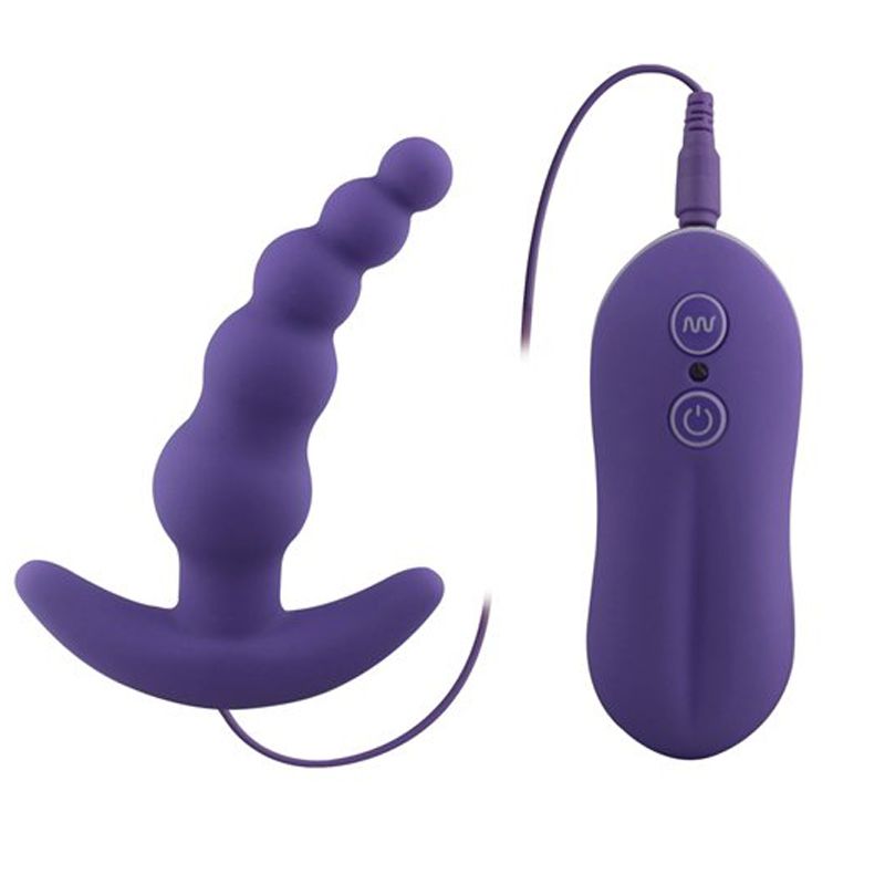 Speed Male 10 Anal Bead Butt Plug Vibrators Masturbation G Spot Prostate Massager Remote Anal Plug Vibrati_voghion.com