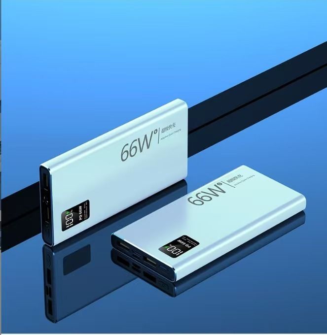 20000mAh PD 20W Fast Charging Power Bank, Ultra Slim Portable Charger With LED Display, QC 3.0 & PD3.0 Compatible For IPhone Android, Custom Logo Gift_voghion.com