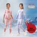 Sous-vêtements thermiques tricotés pour enfants, une pièce, pour garçons et filles, pour le sport, évacuant la transpiration, entraînement physique, automne et hiver_voghion.com