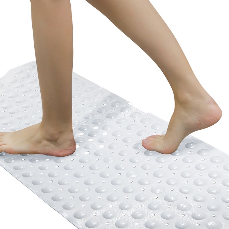 PVC Bathroom Anti Slip Mat With Suction Cup Toilet Toilet Anti Slip Foot Mat Bath Anti Fall Bathtub Mat_voghion.com