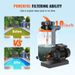 Filtri combinati e pompe da 0,33 pollici, filtro a 5 vie 1585 per sistema di pompaggio per piscina, sabbia con set di terra, piscina HP GPH, sopra le piscine,_voghion.com