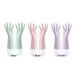 Durable Synthetic Household Aili Latex Rubber Waterproof Non-Slip Kitchen Cleaning Dishwashing Gloves For Home Use_voghion.com