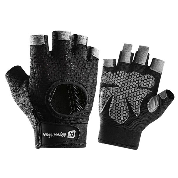 SportLife 1 Paar Trainingshandschuhe, Halbfinger-Handflächenschutz, Nylon, atmungsaktive Trainingshandschuhe, Fitnessstudio-Handschuhe für Fitness_voghion.com