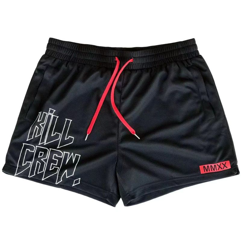 Abbigliamento da uomo Pantaloncini alla moda ad asciugatura rapida in rete Boxe Allenamento gambe Pantaloni da tre punti Fitness muscolare Corsa a lunga distanza Pantaloncini da basket_voghion.com