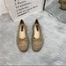 Happyfeeling Moccasins Koreanesch Quadrat Zeh shallow Bowknot Flat Shoes Ballet All Match Retro Single Shoes_voghion.com