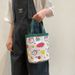 Women’s Bags Canvas Bag Tote Bag Office Worker Lunch Box Bag Cartoon Cute Bucket Small Bag Original Lunch Bag_voghion.com