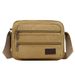 Canvas Single Shoulder With Multiple Zippers, Crossbody Men, Casual Fashion Men's Bag, Medium Size Bag For Men_voghion.com
