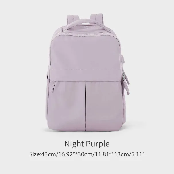 Laptop-Rucksack für Damen, 15,6 Zoll, für College, Arbeit, Reisen, Business, Computer, mit USB-Anschluss, lässiger Tagesrucksack für Lehrer, Krankenschwester, C241107_voghion.com