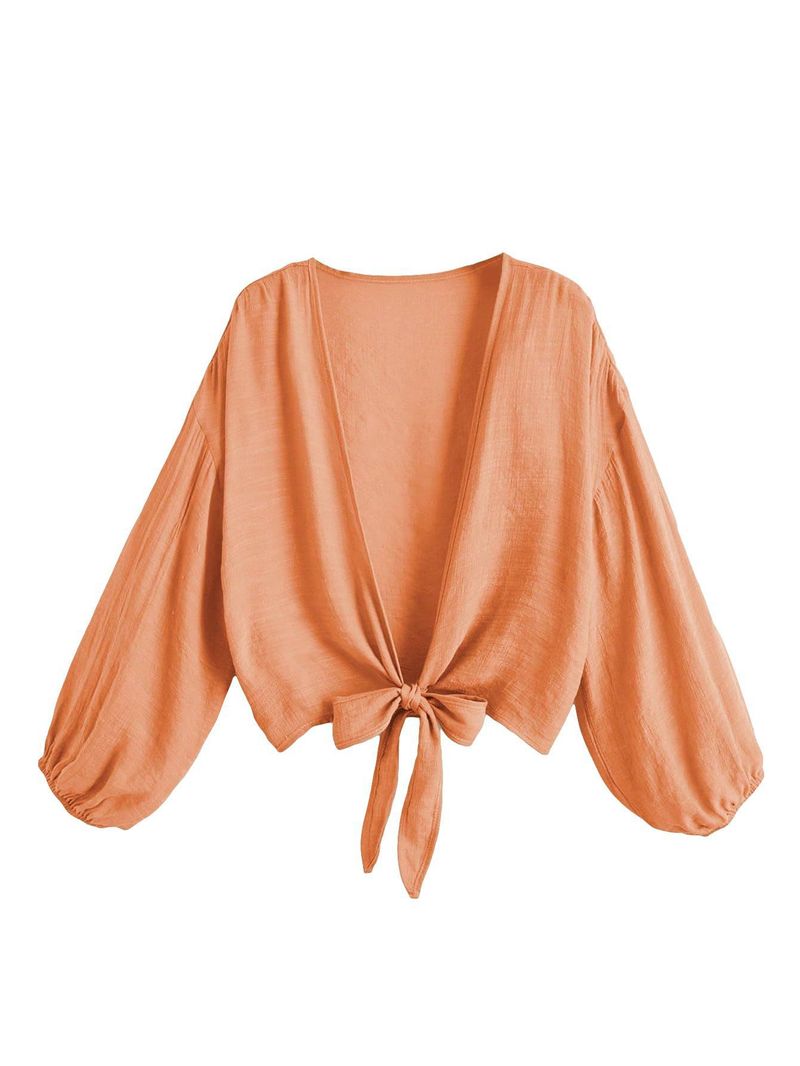 Frauen Kleidung Strand Cover Up Farbe Bikini Strand Shirt Weibliche_voghion.com