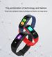 Fiess C1s Orologio Bluetooth impermeabile Braccialetto intelligente Monitoraggio della frequenza cardiaca e della pressione sanguigna Tracker della salute_voghion.com