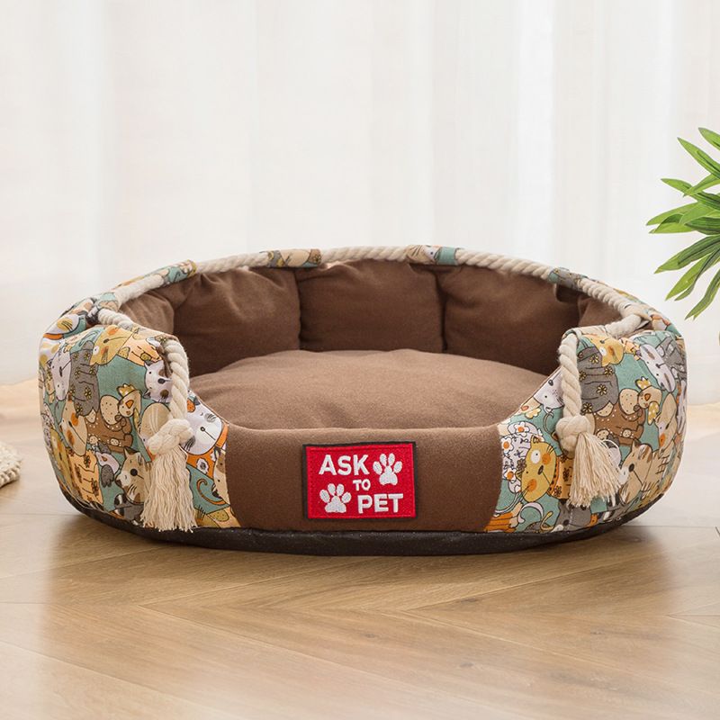 Dog Cat Nest Supplies Four Seasons Universal Pet Bed Available in Summer_voghion.com