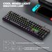 Mechanical E-Sports Gaming Keyboard Green Axis RGB Luminous Three Color Keycap 1.6M Wired USB_voghion.com