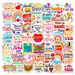 Stationery Sticker new English short sentence decoration notebook luggage cup stickers waterproof stickers_voghion.com