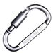 Mengtuo Jia Multifunctional Aluminum Alloy Carabiner Quickdraw Keychain Backpack Water Bottle Safety Ring Hook Silver_voghion.com