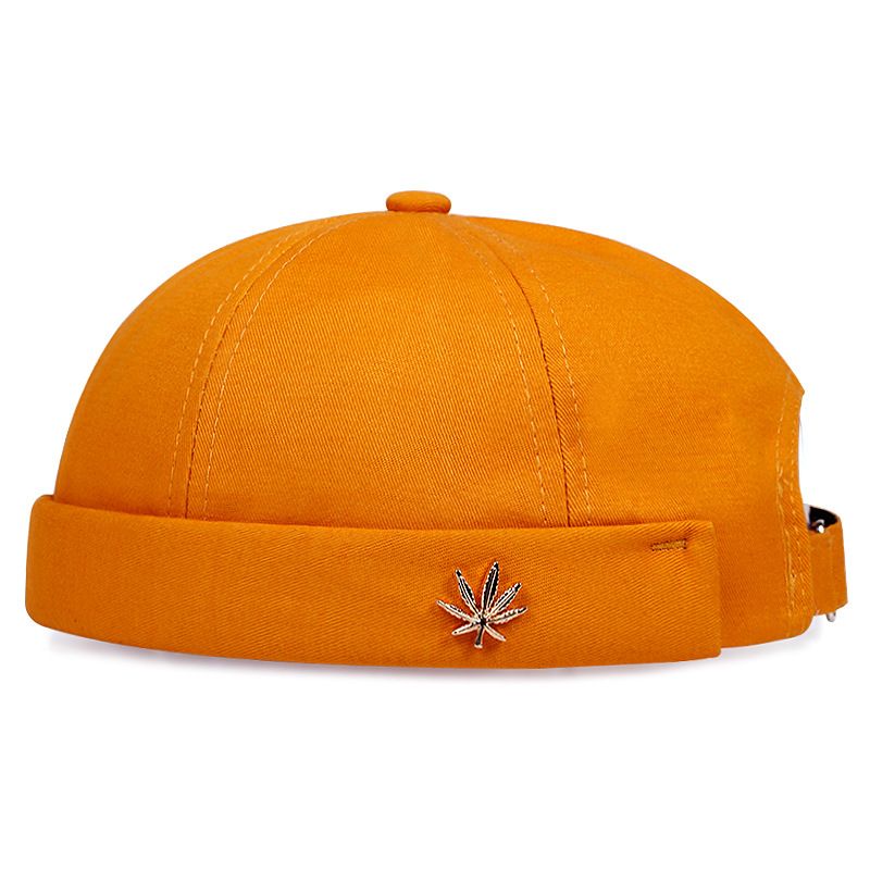 Hip Hop Sree Rend Cool Yuppie bărbați frumos Baoou high-end senzație Maple Leaf culoare solidă piele de pepene la modă_voghion.com