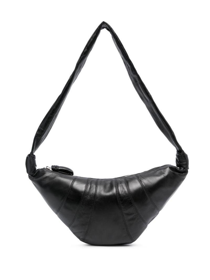 Croissanttasche, Croissantbag, Kopfschicht, Lederumhängetasche, Messengerbag._voghion.com