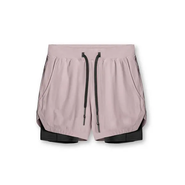 Multifunktionslöparshorts för män 2 i 1 Sport Jogging Fiess Andas Snabbtork Gymträning Sport Träningskort_voghion.com