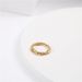 Damenschmuck, 18 Karat vergoldeter Twist-Knot-Ring, minimalistischer stapelbarer Ring für den täglichen Gebrauch, Größen 6–8_voghion.com