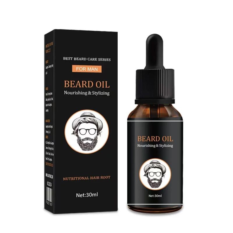 Men Natural Beard Growth Oil Moisturizing Smoothing Hair Growth Tools Dashing Gentlemen Beard Oil Conditioner Beard Care_voghion.com