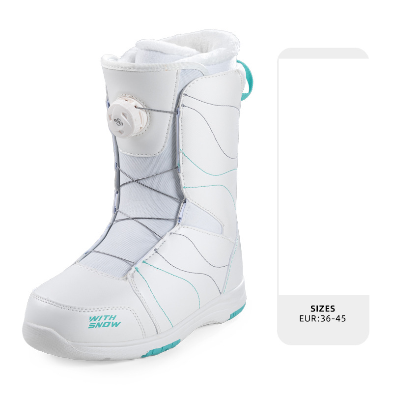Botas de esquí unisex de tabla única con hebilla de alambre y desgaste rápido para snowboard_voghion.com