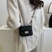 Bag for women 2023 new fashionable and versatile diamond grid gold ball chain texture single shoulder crossbody bag_voghion.com