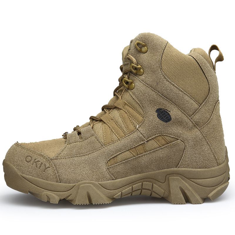 Outdoor Sports Training Combat Boots Comfortable Breathable Tactical Hiking Boots For Men And Women_voghion.com