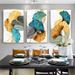 Direct Decorative Colorful Art Ginkgo Leaf Canvas Home Living Room Decoration Frameless Painting Core_voghion.com