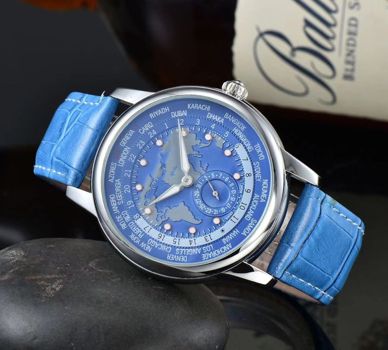Orologio da uomo casual al quarzo con cronografo e cinturino in pelle Kang Two And A Half Stitches_voghion.com