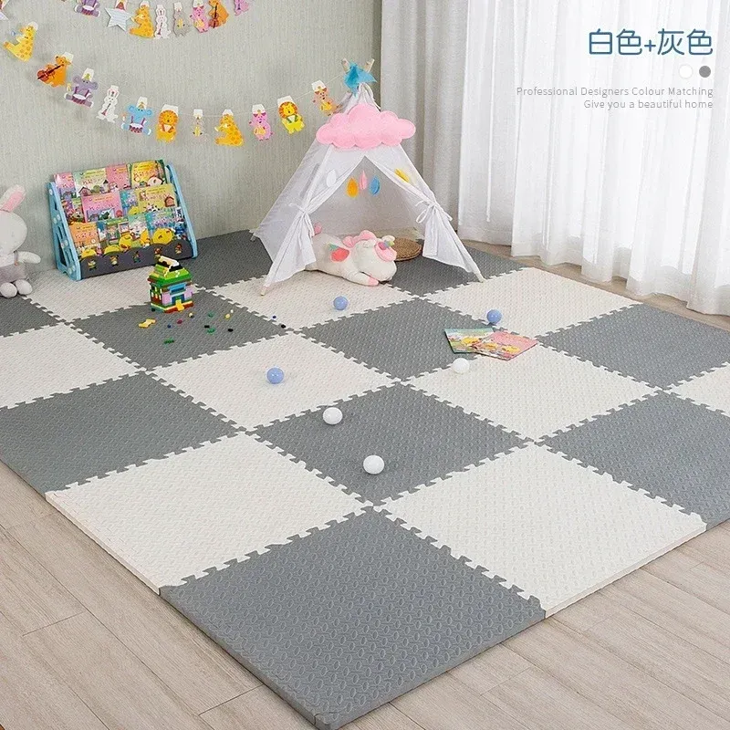30cm Baby Foam Clawling Mats EVA Puzzle Toys For Children Kids Soft Floor Play Mat Interlocking Exercise Tiles Gym Game_voghion.com