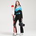 001 Neuer Einteiler für Damen, figurbetont, tailliert, winddicht, wasserdicht, warm, Skijacke und Skihose mit Kapuze_voghion.com